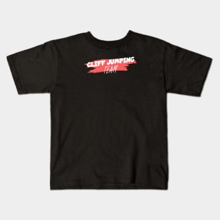 Cliff jumping team Kids T-Shirt